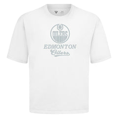 NHL Edmonton Oilers Levelwear Shadow Surge Luxe Signature Knit T-Shirt