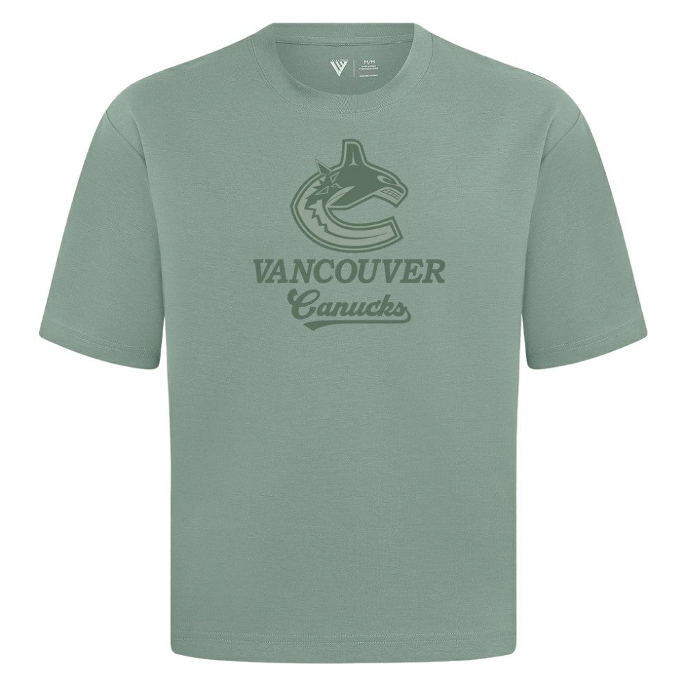 NHL Vancouver Canucks Levelwear Shadow Surge Luxe Signature Knit T-Shirt