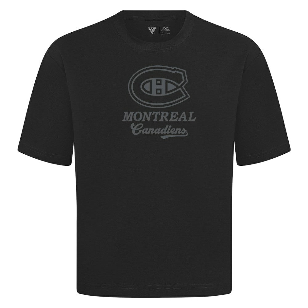 NHL Montreal Canadiens Levelwear Shadow Surge Luxe Signature Knit T-Shirt