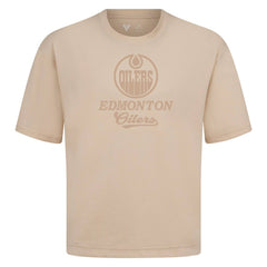 NHL Edmonton Oilers Levelwear Shadow Surge Luxe Signature Knit T-Shirt