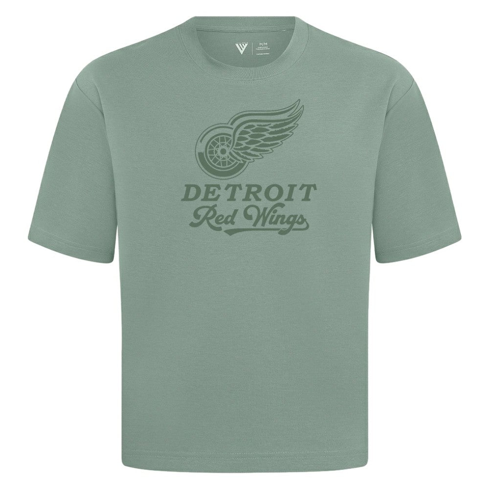 NHL Detroit Red Wings Levelwear Shadow Surge Luxe Signature Knit T-Shirt