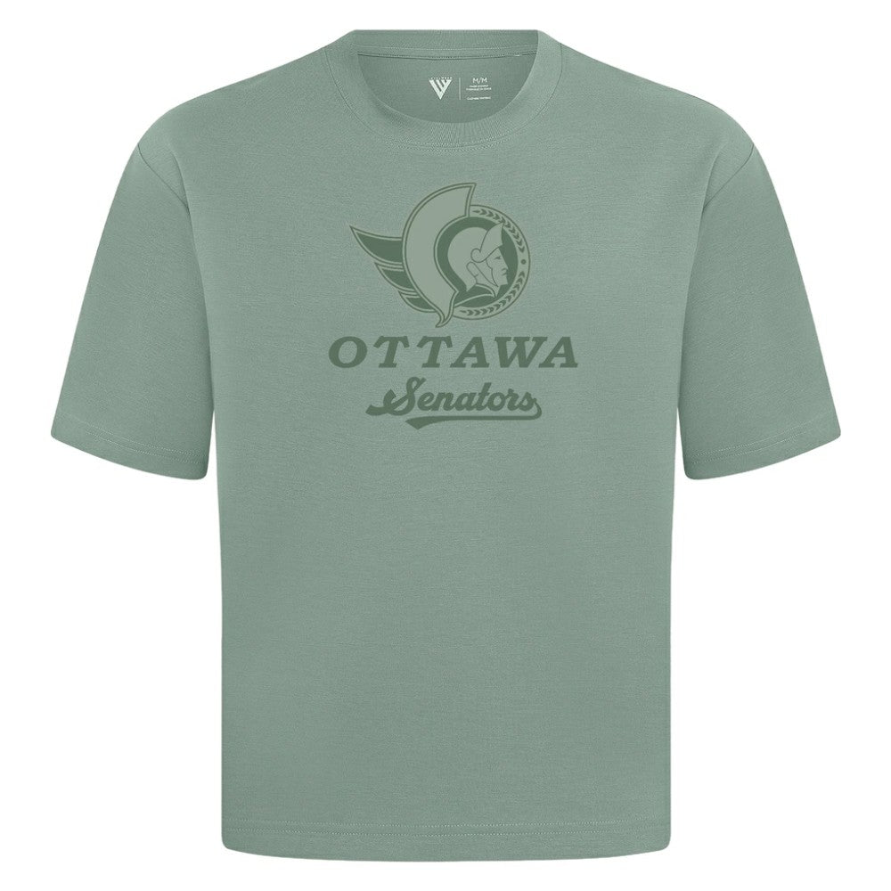 NHL Ottawa Senators Levelwear Shadow Surge Luxe Signature Knit T-Shirt
