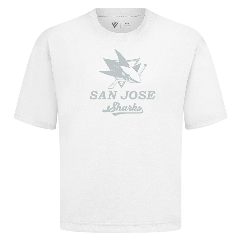 NHL San Jose Sharks Levelwear Shadow Surge Luxe Signature Knit T-Shirt