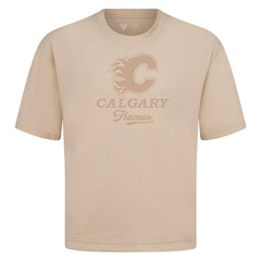 NHL Calgary Flames Levelwear Shadow Surge Luxe Signature Knit T-Shirt