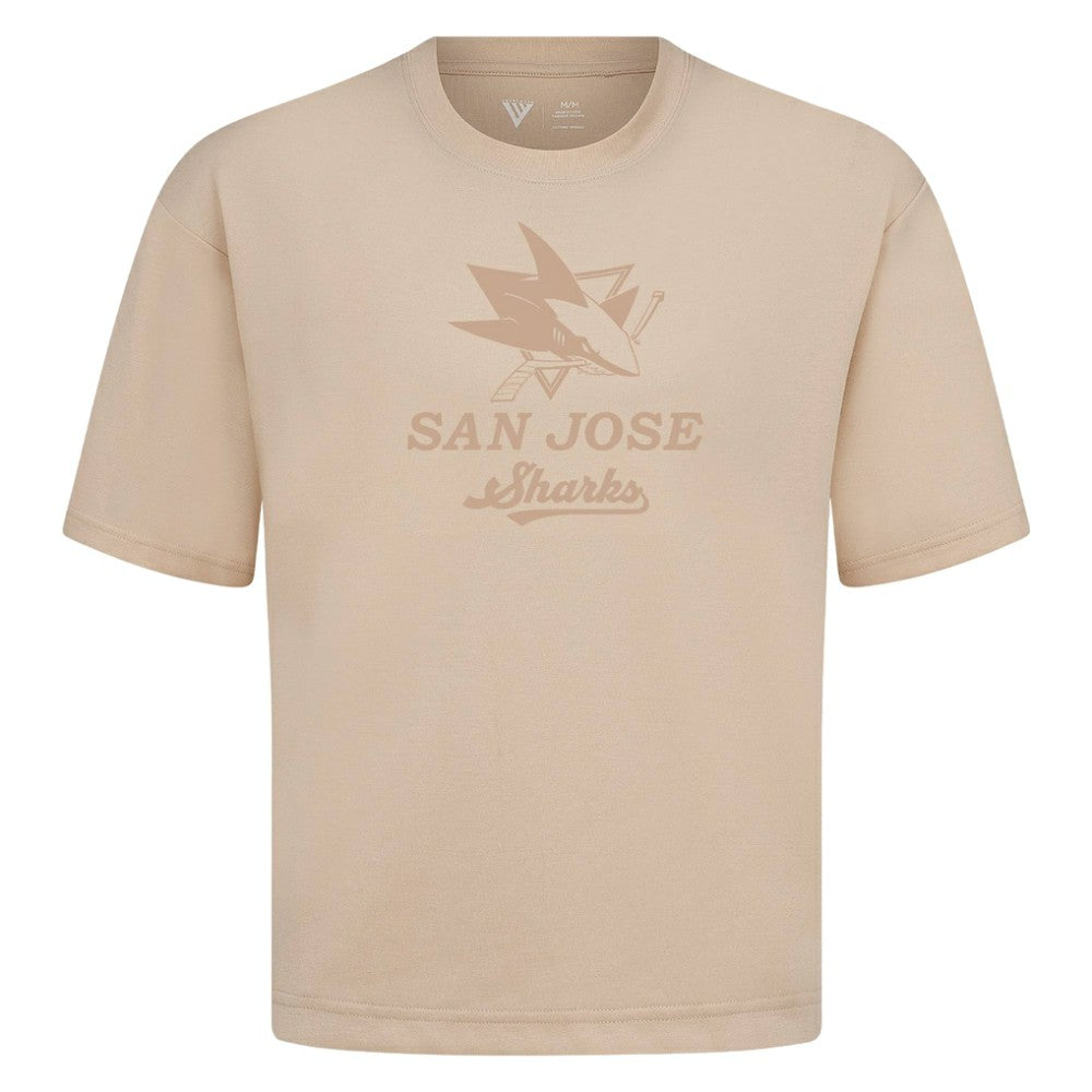 NHL San Jose Sharks Levelwear Shadow Surge Luxe Signature Knit T-Shirt