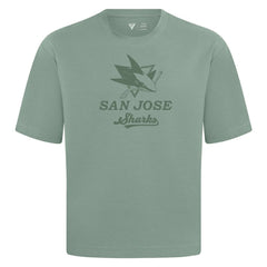 NHL San Jose Sharks Levelwear Shadow Surge Luxe Signature Knit T-Shirt