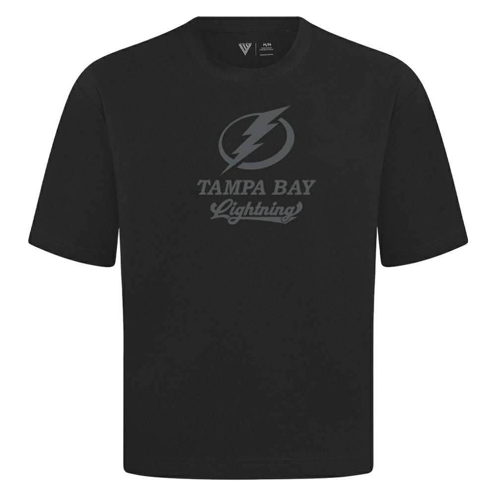 NHL Tampa Bay Lightning Levelwear Shadow Surge Luxe Signature Knit T-Shirt