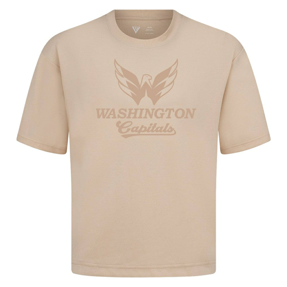 NHL Washington Capitals Levelwear Shadow Surge Luxe Signature Knit T-Shirt
