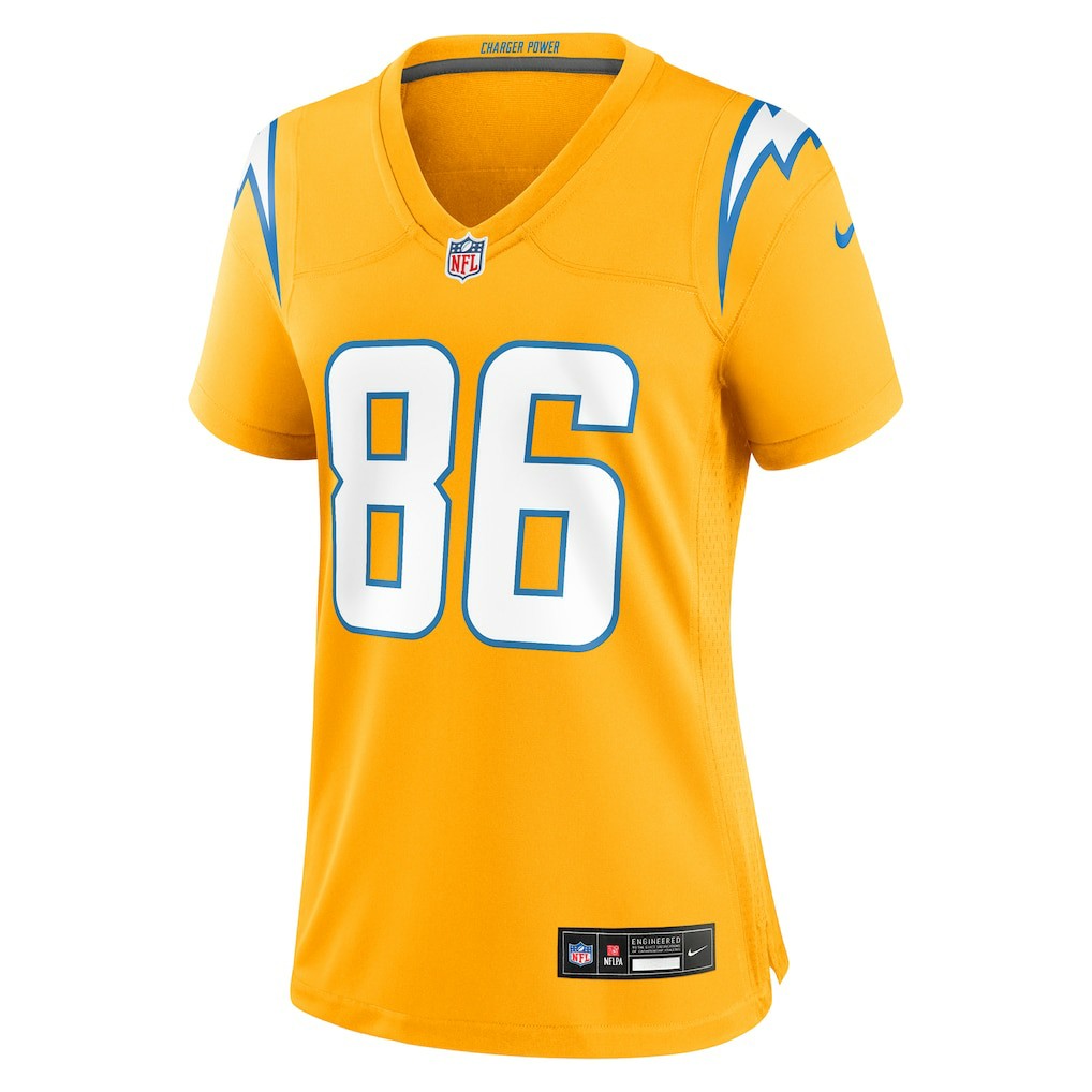 Oronde Gadsden  Women's Alternate Charger Power Game Jersey - Los Angeles Chargers Jerseys