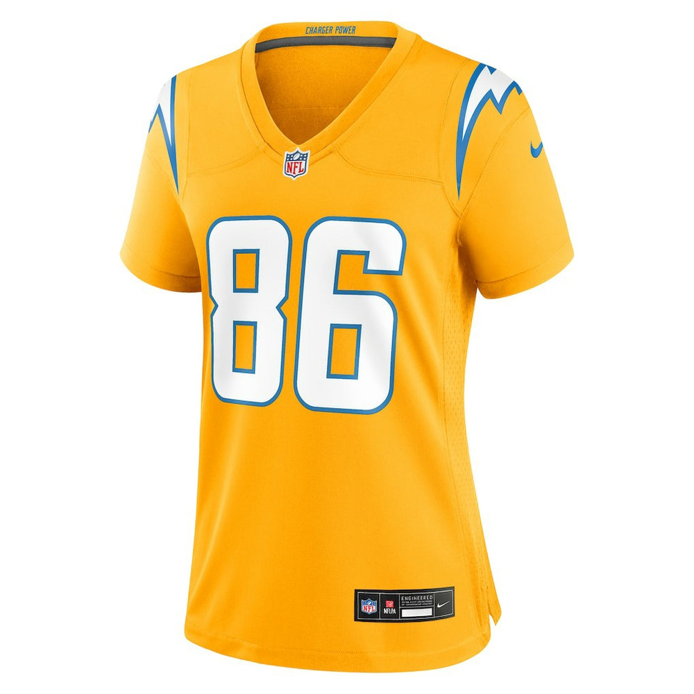 Oronde Gadsden  Women's Alternate Charger Power Game Jersey - Los Angeles Chargers Jerseys
