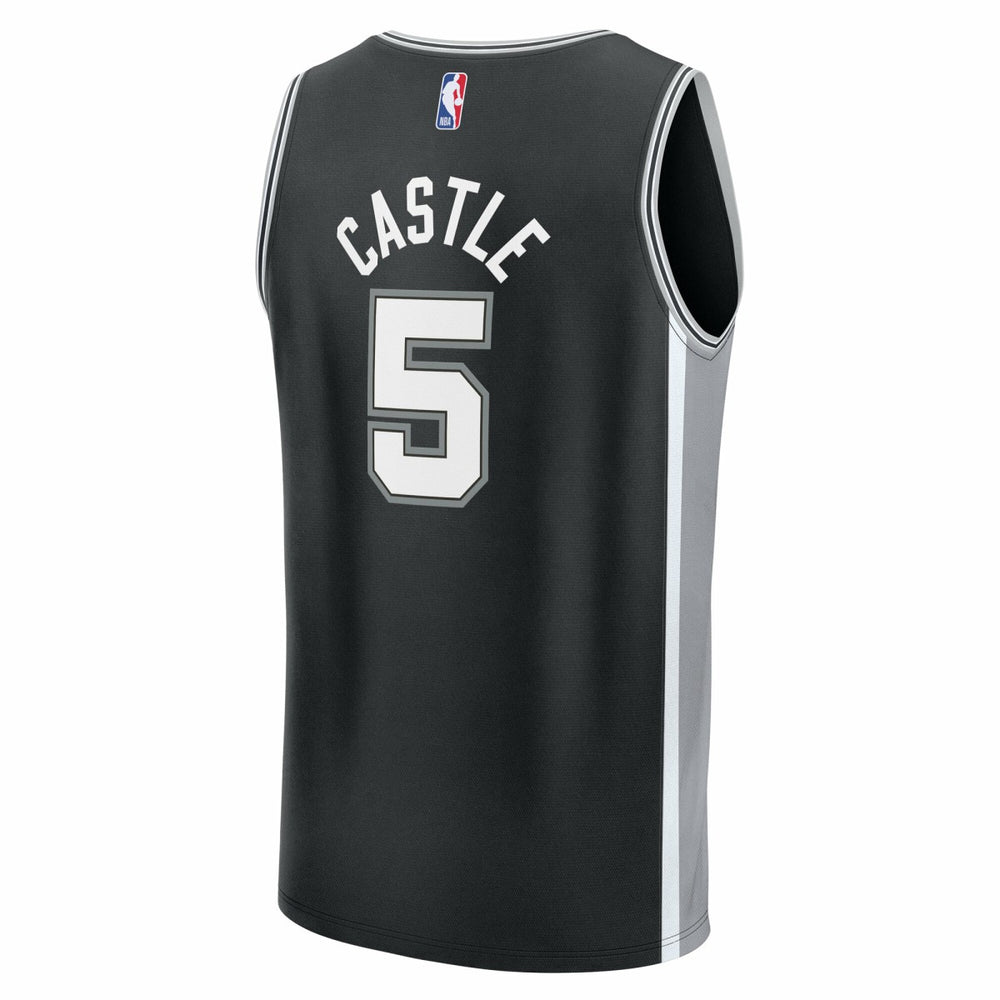 Fanatics Stephon Castle San Antonio Spurs Fast Break Replica Jersey