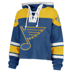 NHL St. Louis Blues '47 Women's Cropped Lacer Hoodie