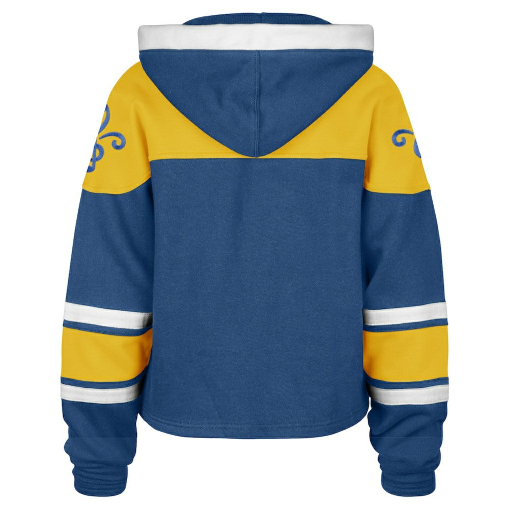 NHL St. Louis Blues '47 Women's Cropped Lacer Hoodie