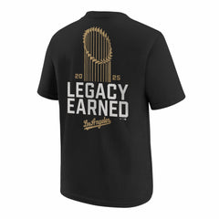 Black Los Angeles Dodgers Nike Youth 2026 Gold Collection Legacy Earned T-Shirt