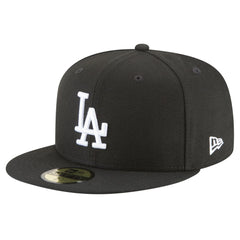 Black Los Angeles Dodgers New Era 2024/25 Back-to-Back Champions Diamond Side Patch 59FIFTY Fitted Hat