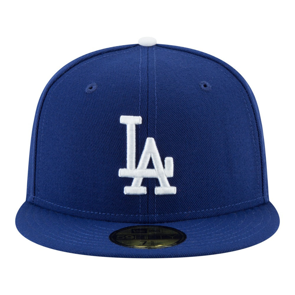 Royal Los Angeles Dodgers New Era Back-to-Back Champions Diamond Side Patch 59FIFTY Fitted Hat