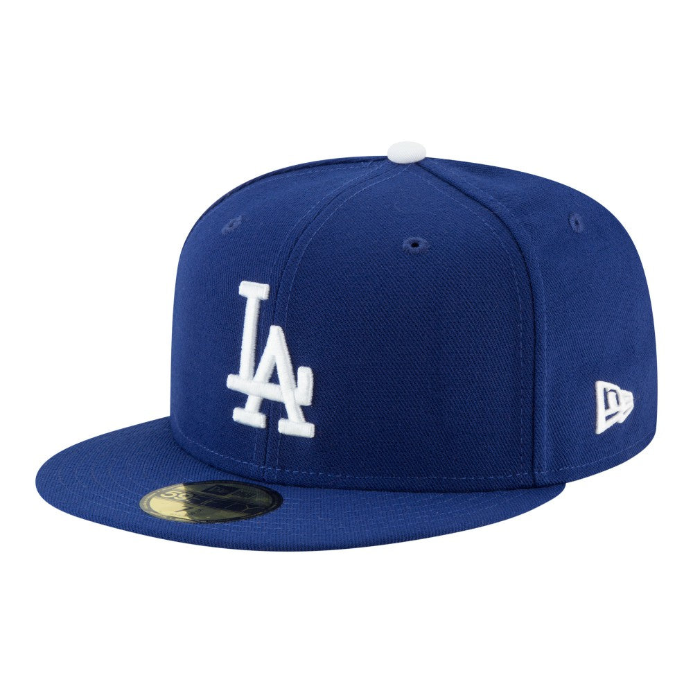 Royal Los Angeles Dodgers New Era Back-to-Back Champions Diamond Side Patch 59FIFTY Fitted Hat
