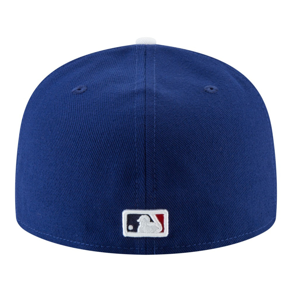 Royal Los Angeles Dodgers New Era Back-to-Back Champions Diamond Side Patch 59FIFTY Fitted Hat