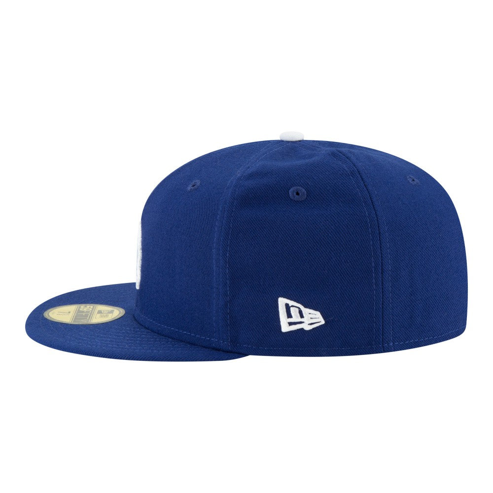 Royal Los Angeles Dodgers New Era Back-to-Back Champions Diamond Side Patch 59FIFTY Fitted Hat