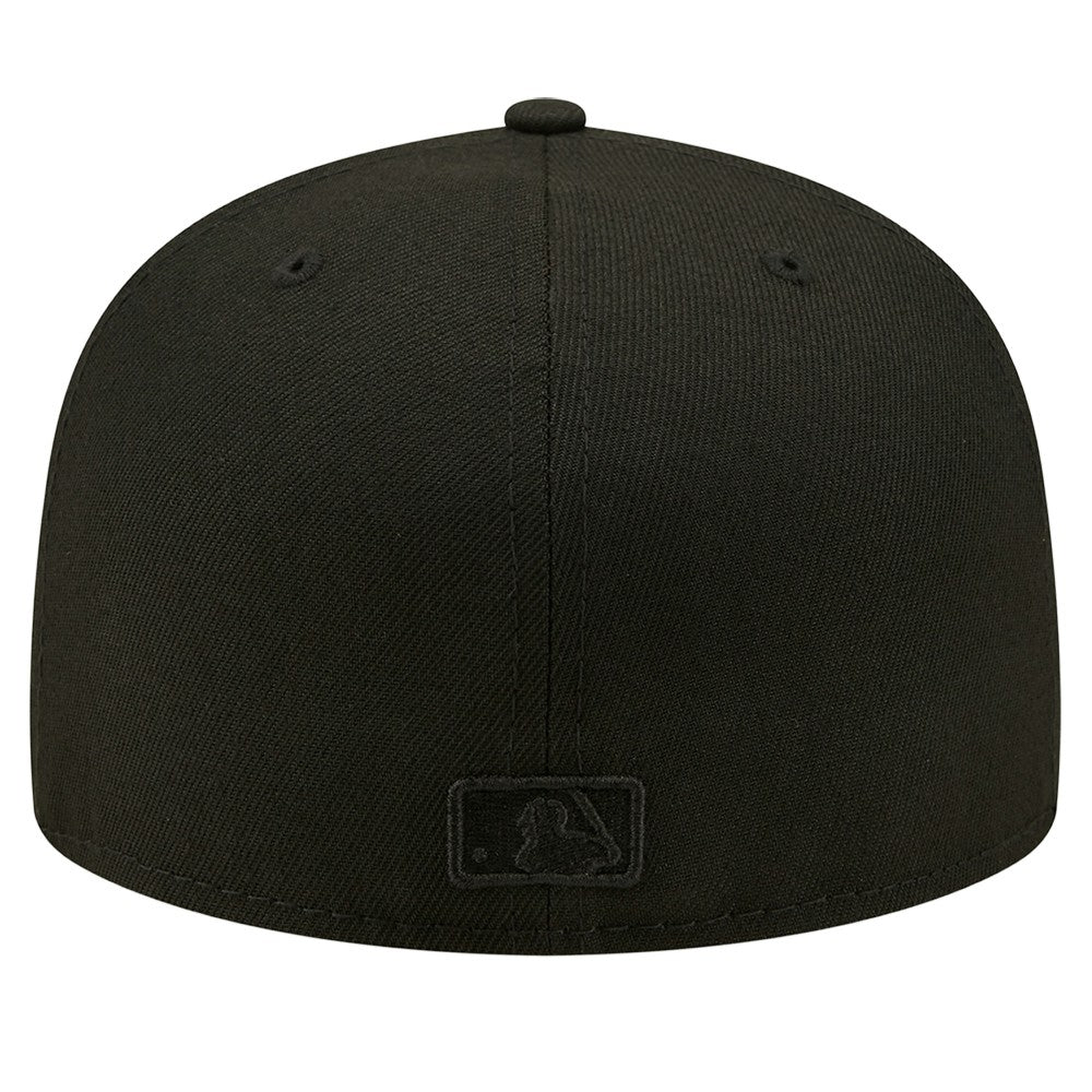 Black Los Angeles Dodgers New Era 2024/25 Back to Back Champions Circle Side Patch Fitted 59FIFTY Hat