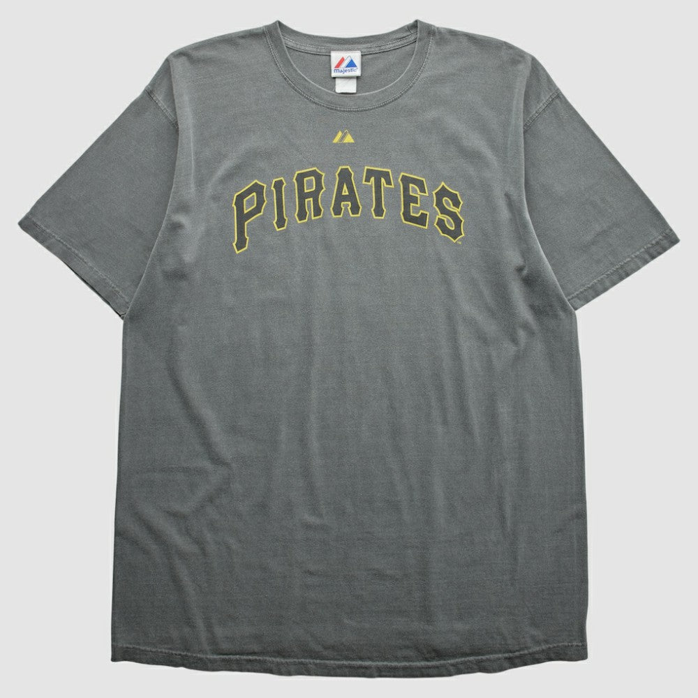Dark Heather Gray Pittsburgh Pirates Majestic 2010s T-shirt