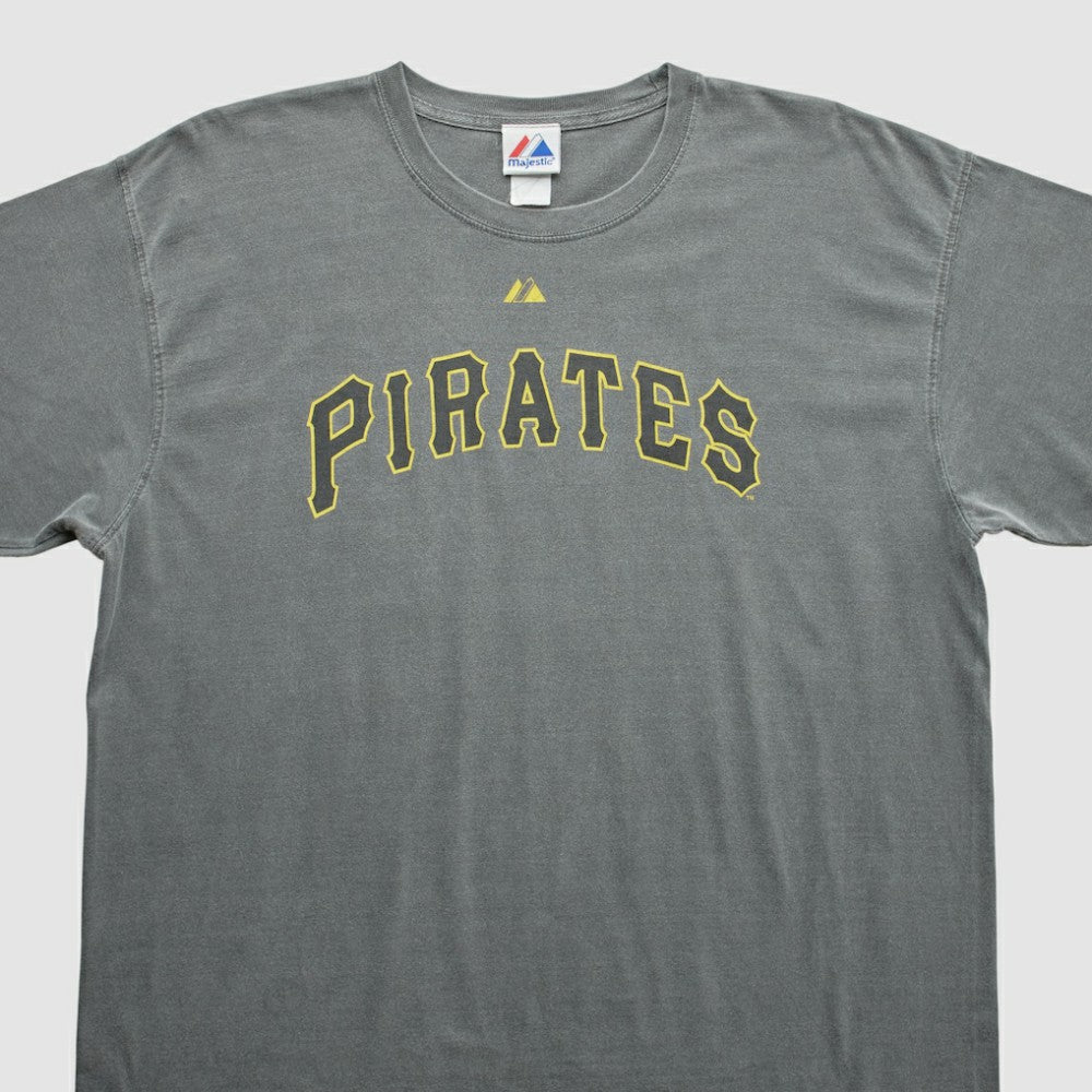 Dark Heather Gray Pittsburgh Pirates Majestic 2010s T-shirt
