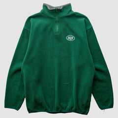 Majestic 2000s 1/4 Zip Sweatshirt - New York Jets Sweatshirts