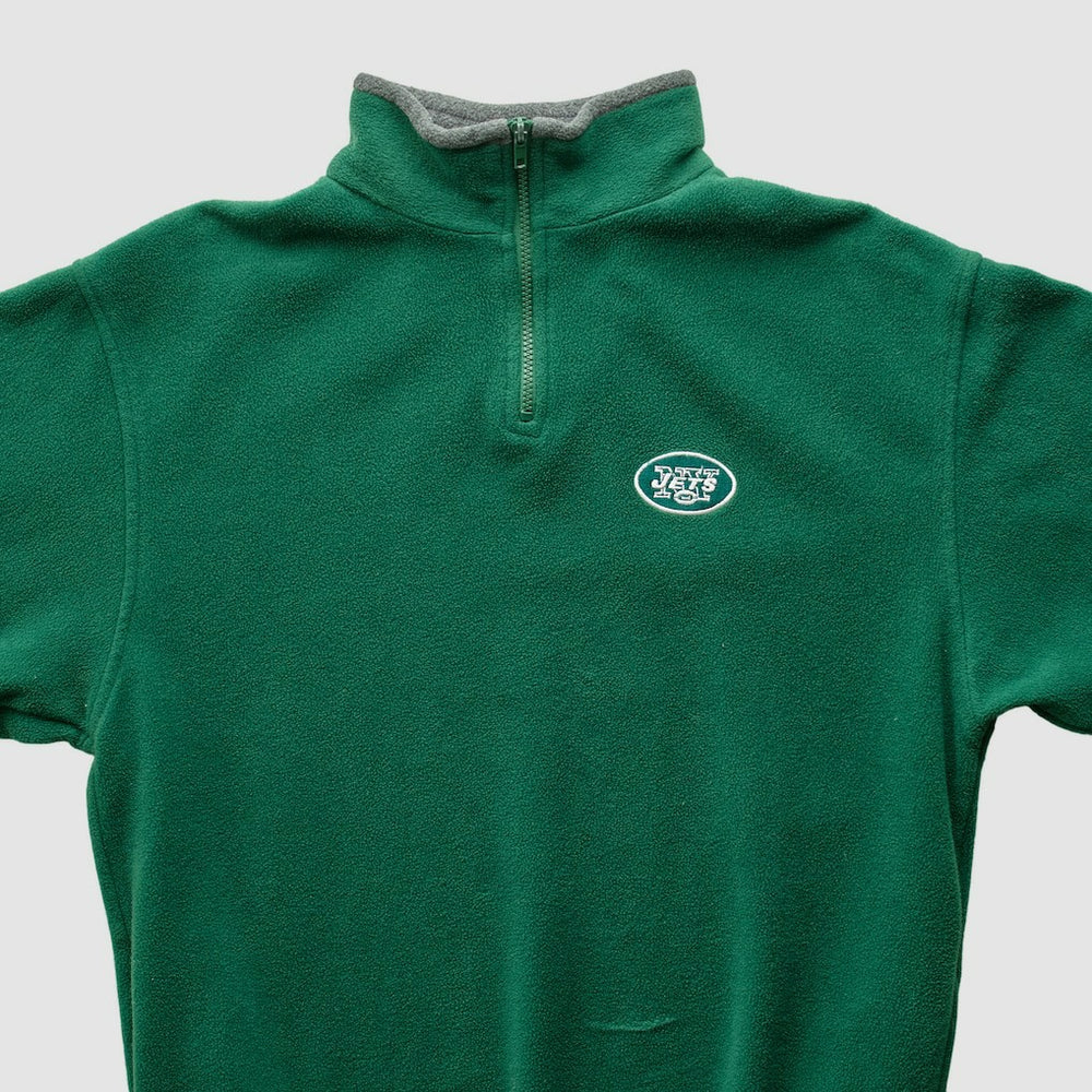 Majestic 2000s 1/4 Zip Sweatshirt - New York Jets Sweatshirts