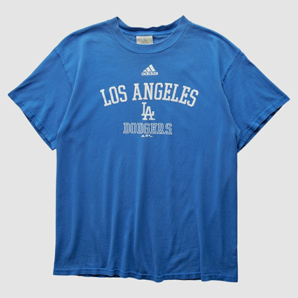 Blue Los Angeles Dodgers Adidas 2000s T-shirt