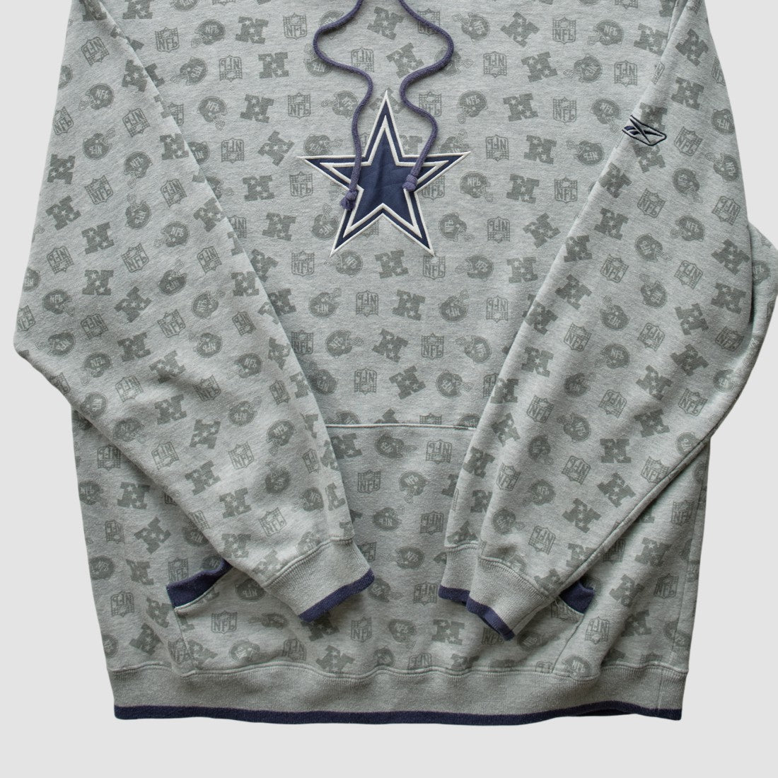 Reebok 2010s Hooded Pullover Sweatshirt - Denver Broncos Pullover