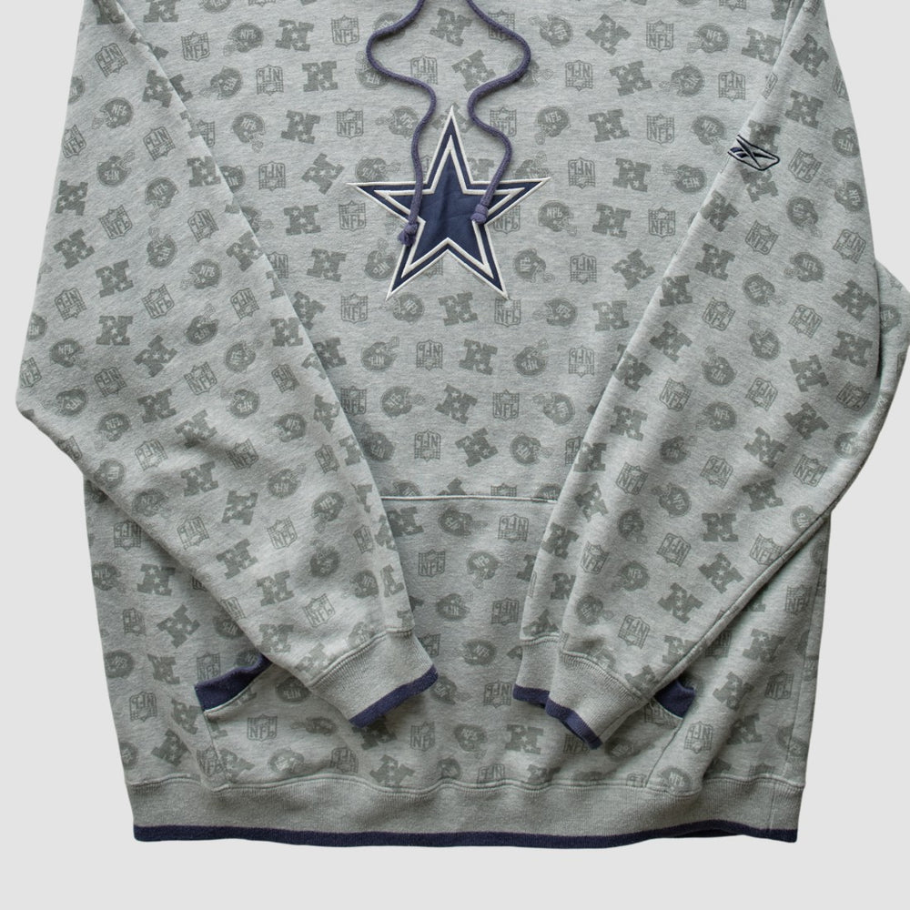 Reebok 2010s Hooded Pullover Sweatshirt - Denver Broncos Pullover