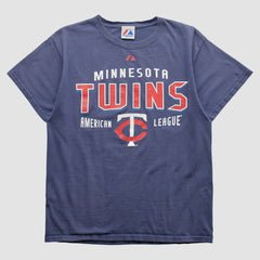 Navy Minnesota Twins Majestic 2010s T-shirt