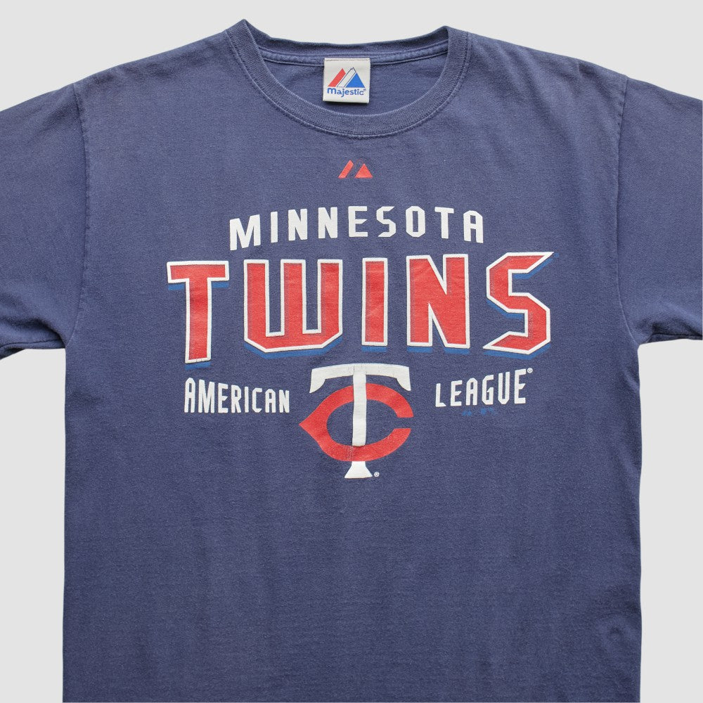 Navy Minnesota Twins Majestic 2010s T-shirt