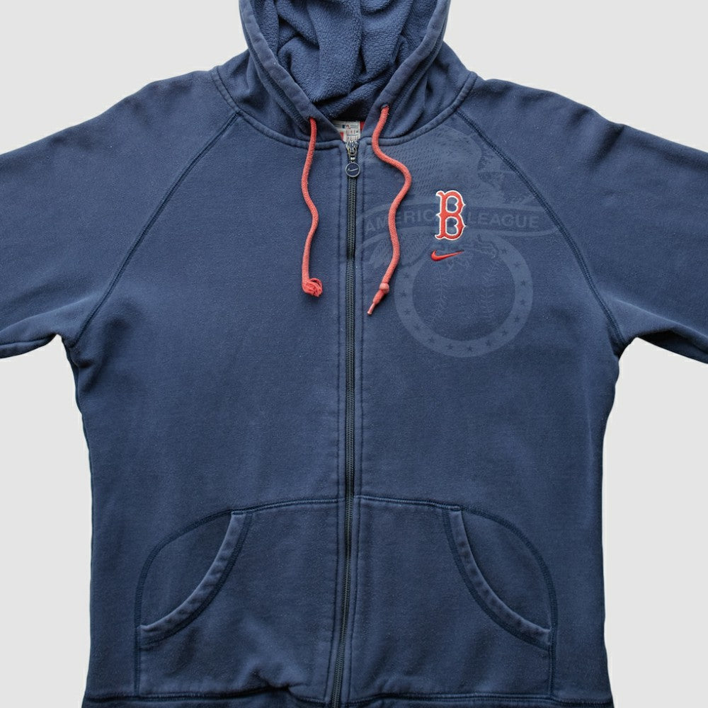 Navy Boston Red Sox Nike 2000s Hooded Full Zip Sweatshirt