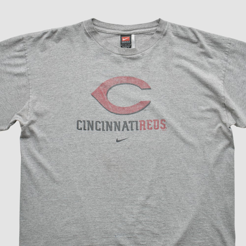 Heather Gray Cincinnati Reds Nike 2000s T-shirt