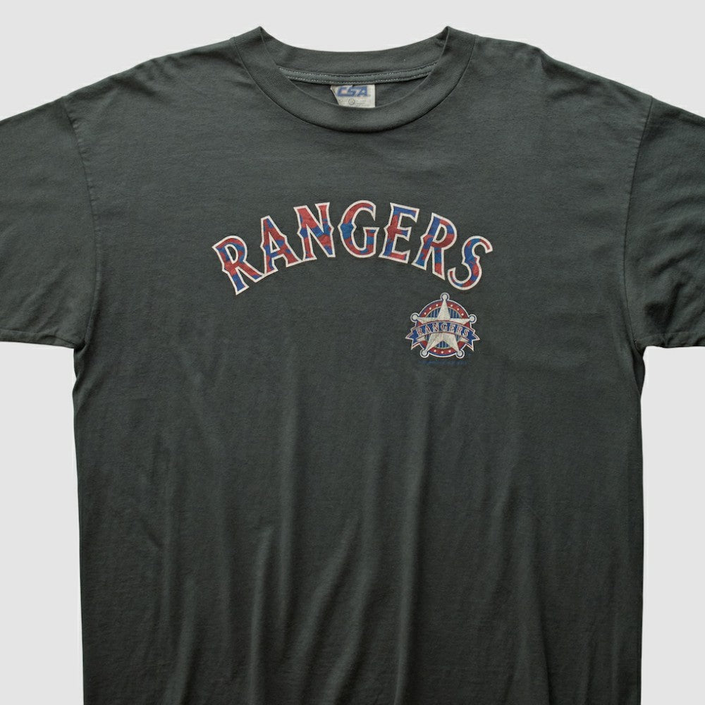 Charcoal Texas Rangers CSA 2000s T-shirt