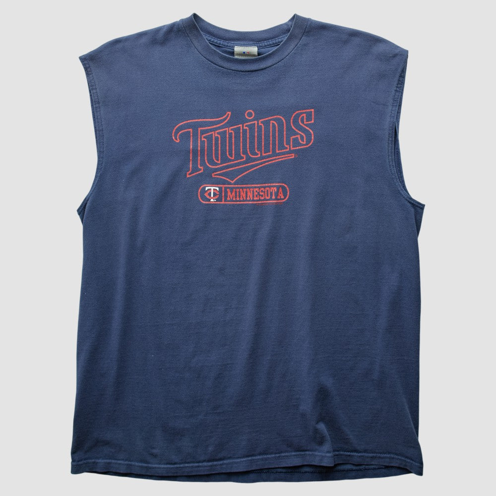 Navy Minnesota Twins MLB 2000s Tank