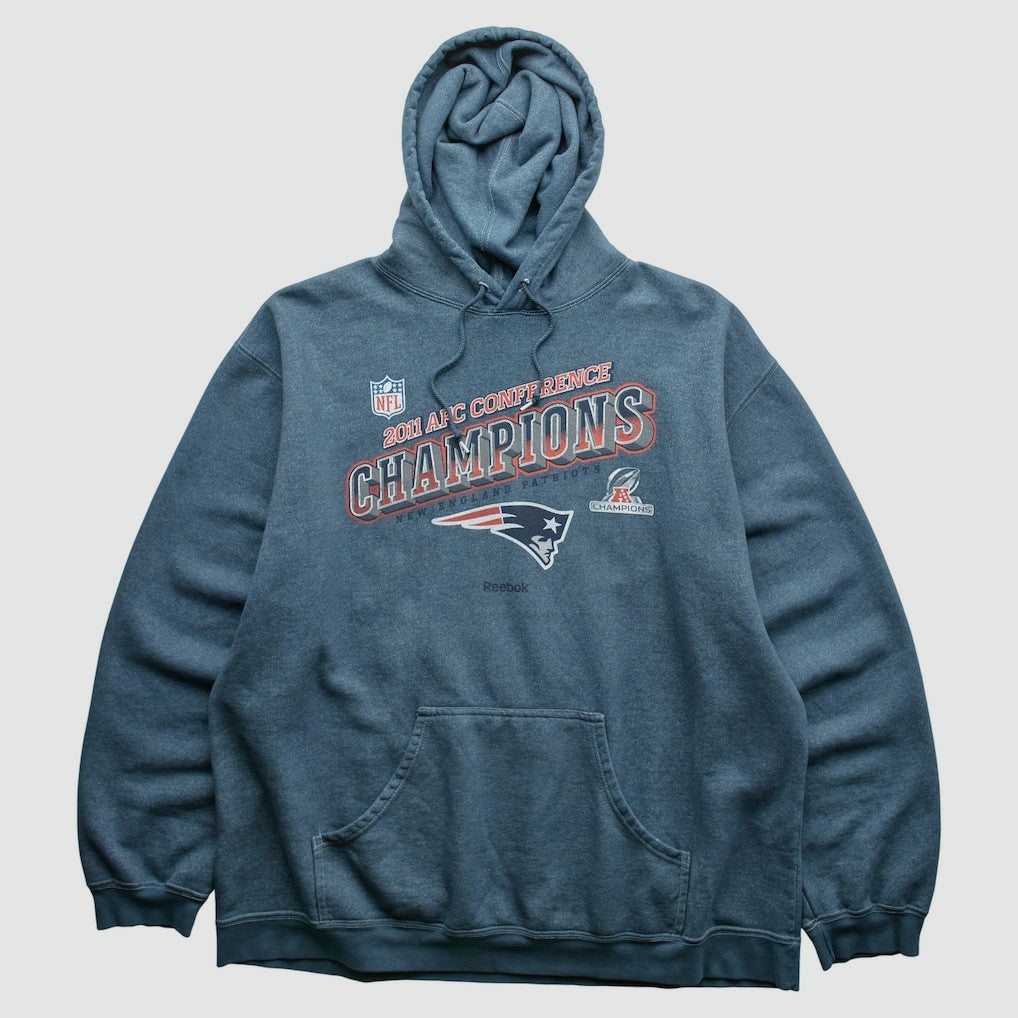 Reebok 2011 Hooded Pullover Sweatshirt - New England Patriots Pullover