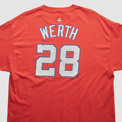 Red Washington Nationals 2000s T-shirt