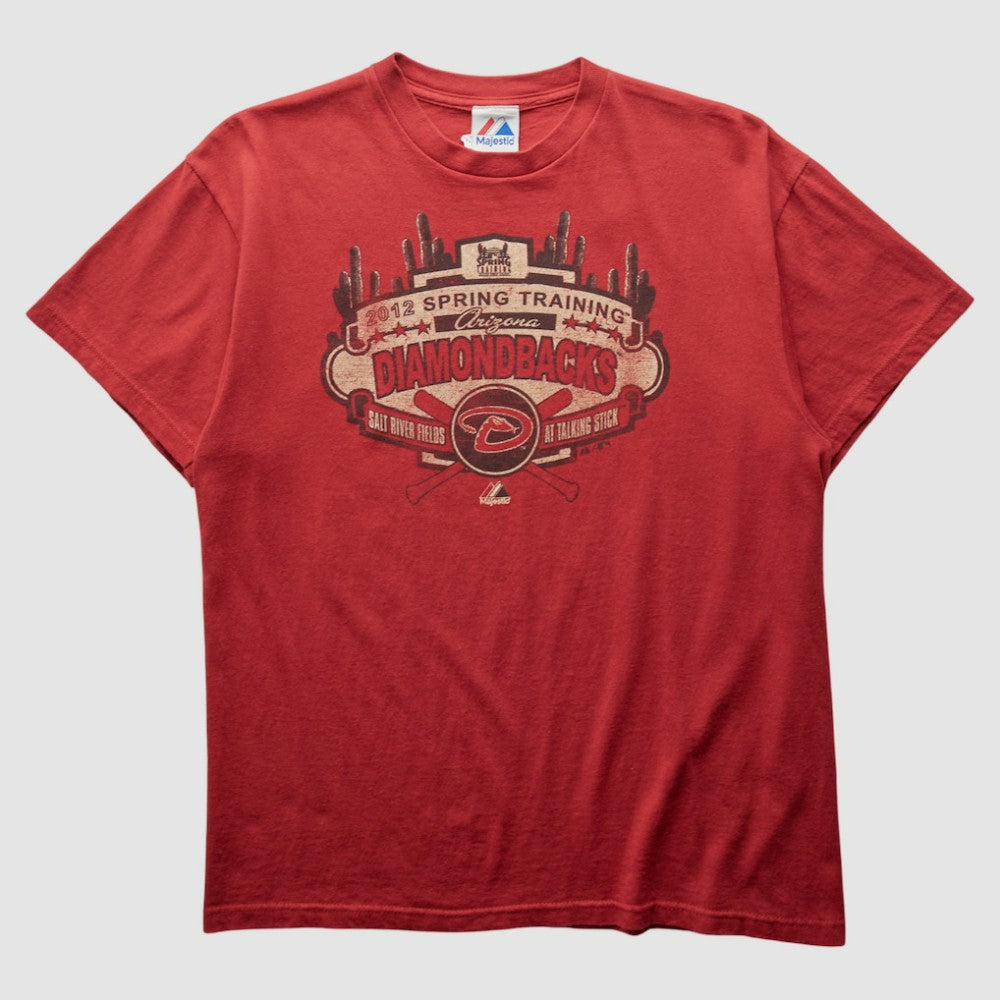 Red Arizona Diamondbacks Majestic 2012 T-shirt