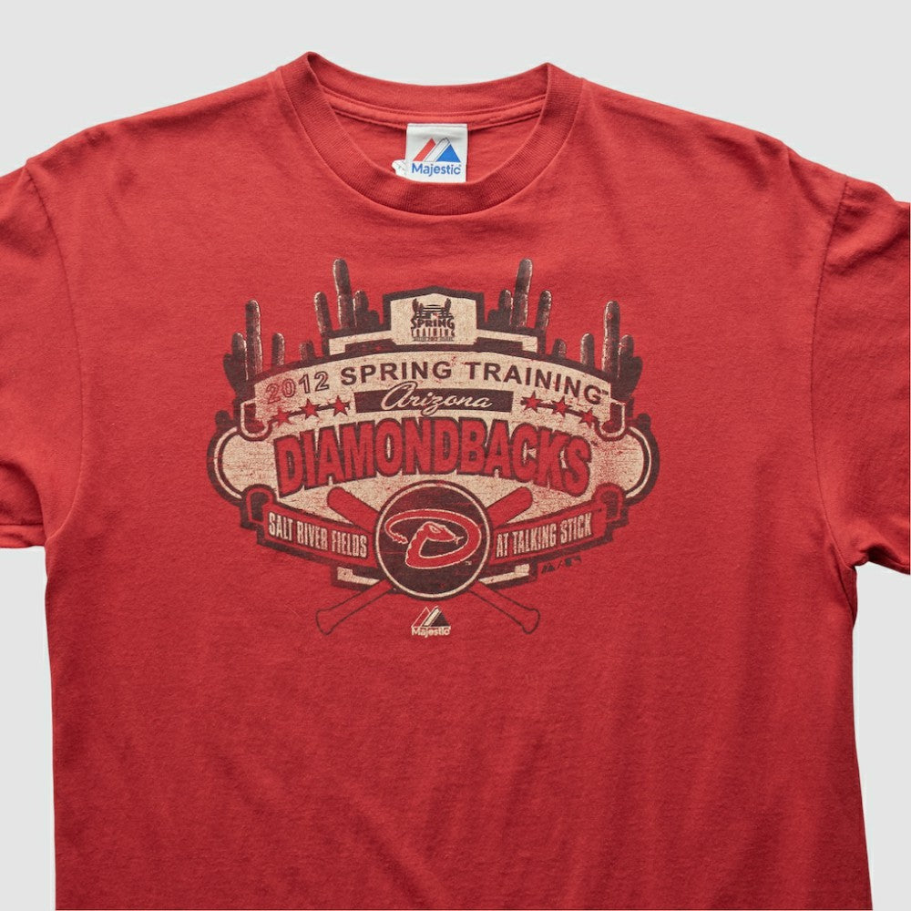 Red Arizona Diamondbacks Majestic 2012 T-shirt