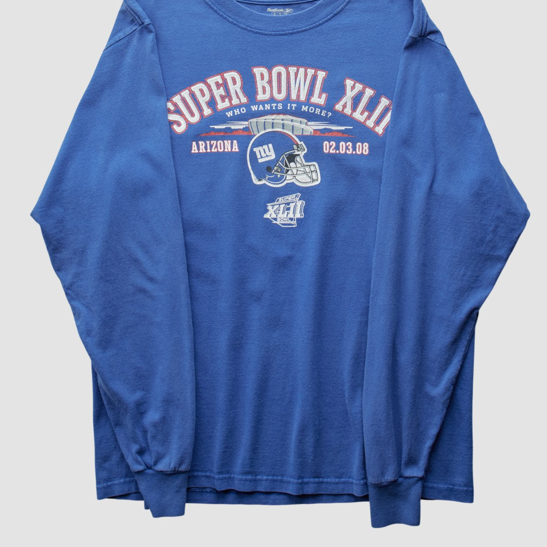 Reebok 2008 Long Sleeve T-shirt - New York Giants T-shirts