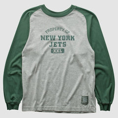 Grid Iron 2000s Long Sleeve T-shirt - New York Jets T-shirts