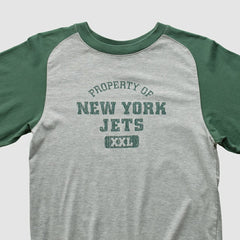 Grid Iron 2000s Long Sleeve T-shirt - New York Jets T-shirts