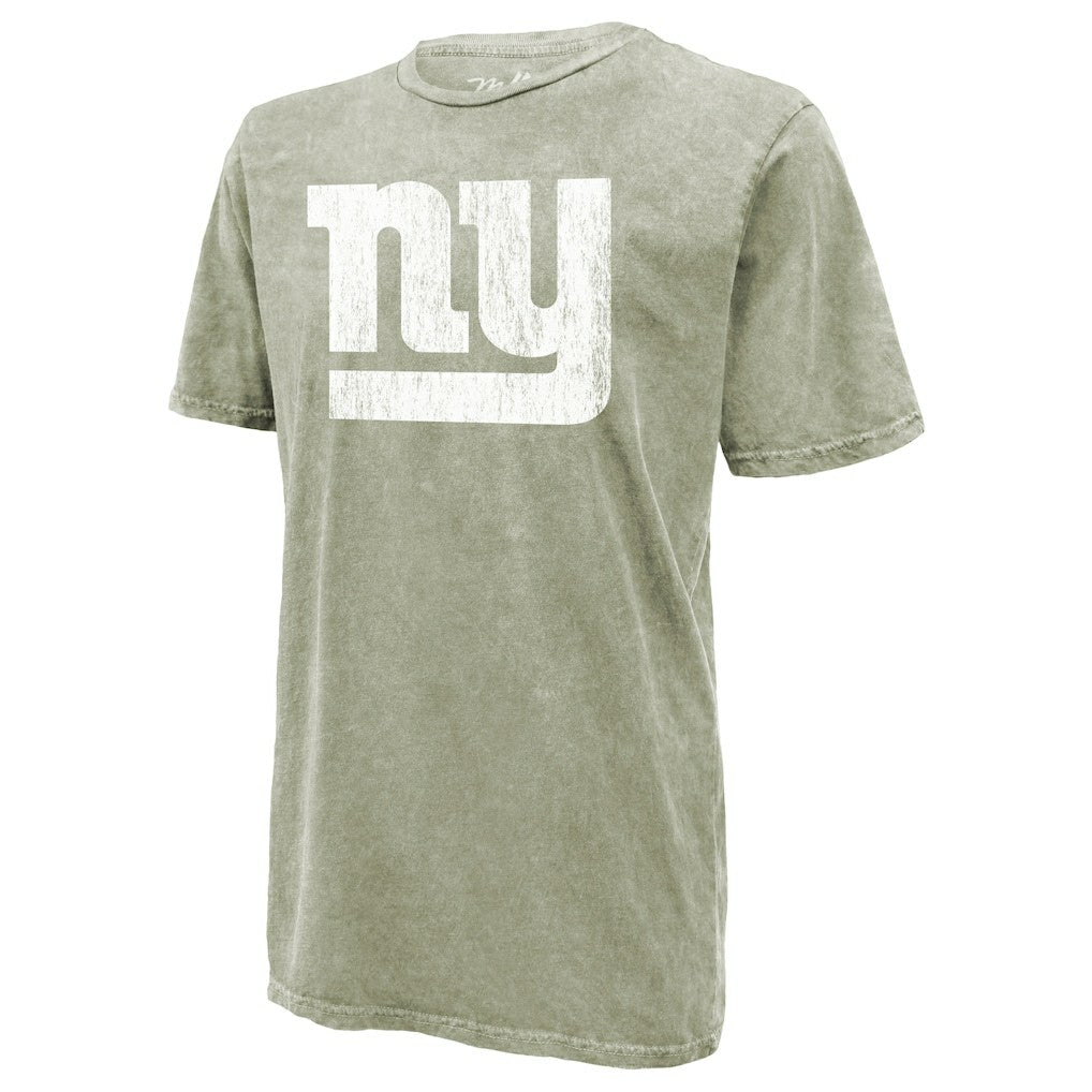 Jaxson Dart  Majestic Threads Mineral Wash Name & Number T-Shirt - New York Giants T-shirts