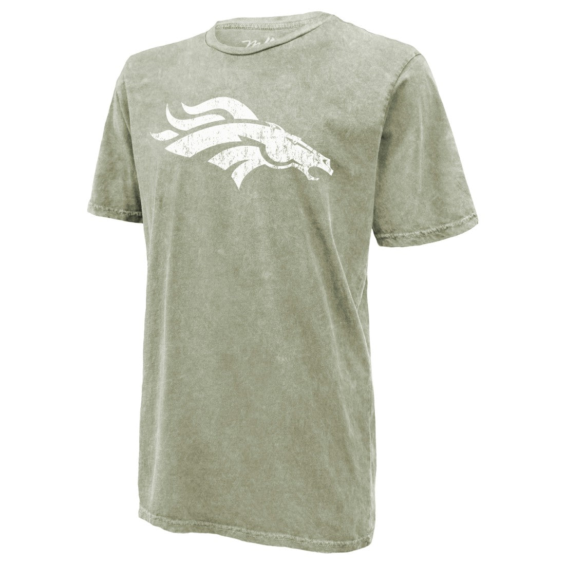 Bo Nix  Majestic Threads Mineral Wash Name & Number T-Shirt - Denver Broncos T-shirts