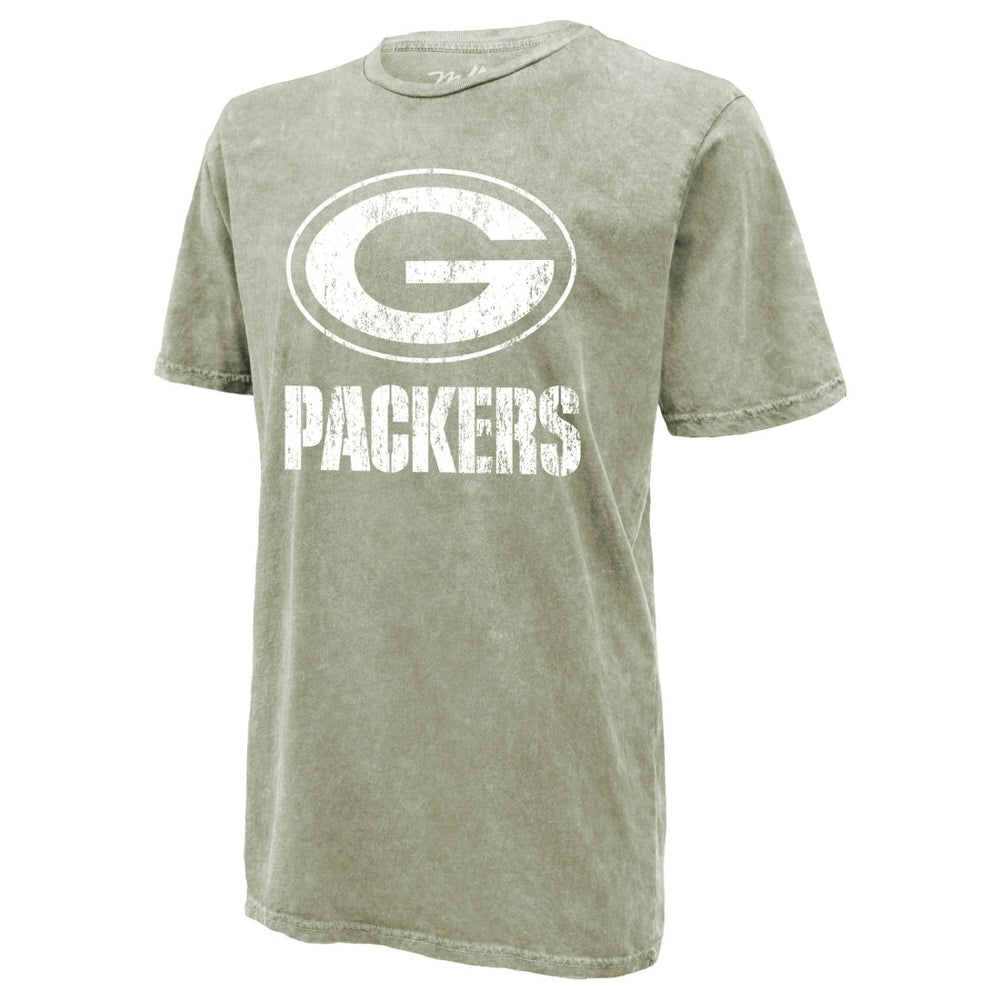 Micah Parsons  Majestic Threads Mineral Wash Name & Number T-Shirt - Green Bay Packers T-shirts