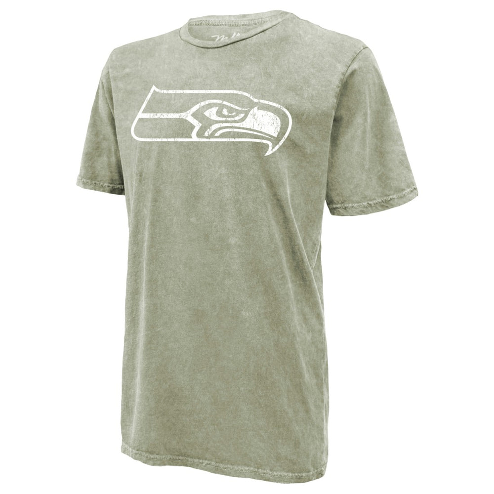 Jaxon Smith-Njigba  Majestic Threads Mineral Wash Name & Number T-Shirt - Seattle Seahawks T-shirts