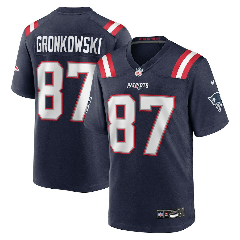 Rob Gronkowski  Team Retired Player Game Jersey - New England Patriots Jerseys