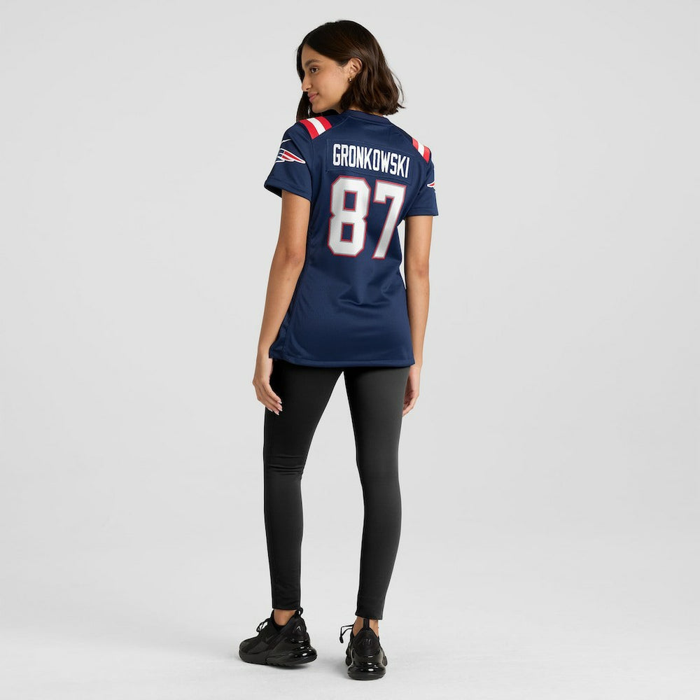 Rob Gronkowski  Women's Team Retired Player Game Jersey - New England Patriots Jerseys